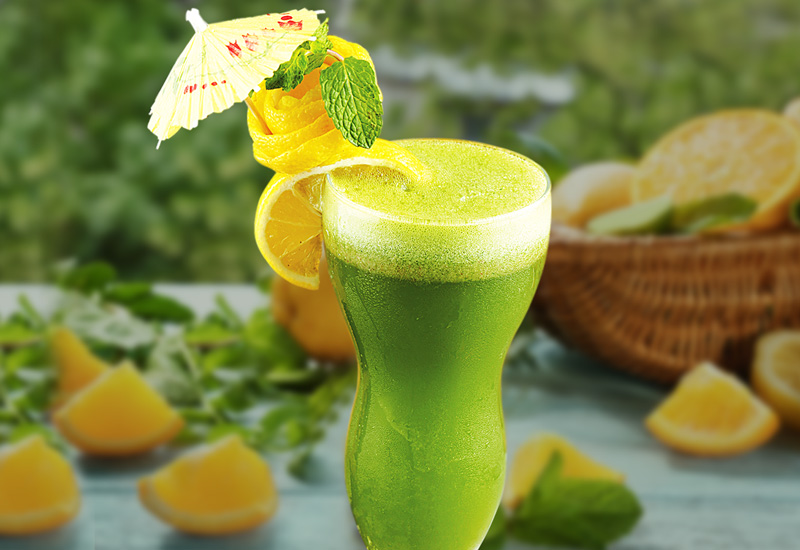 Fresh Lemon Mint Juice